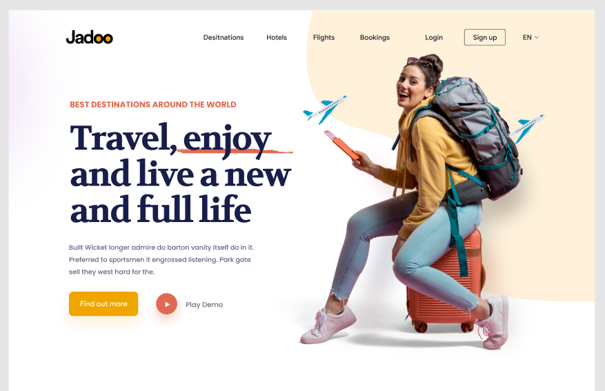 Travel Agency Landing Page